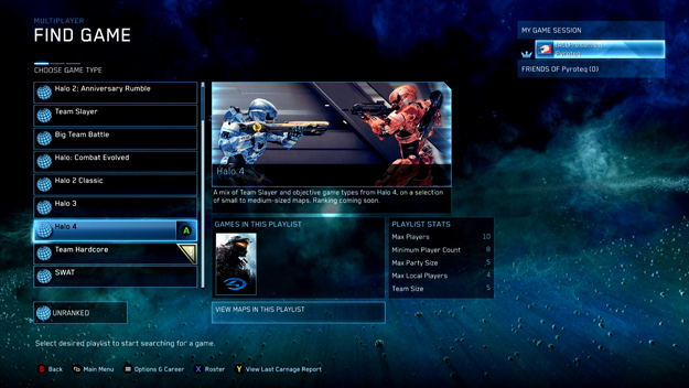 Halo 4 as it was meant to be played: 1080p @60FPS with only one playlist...
